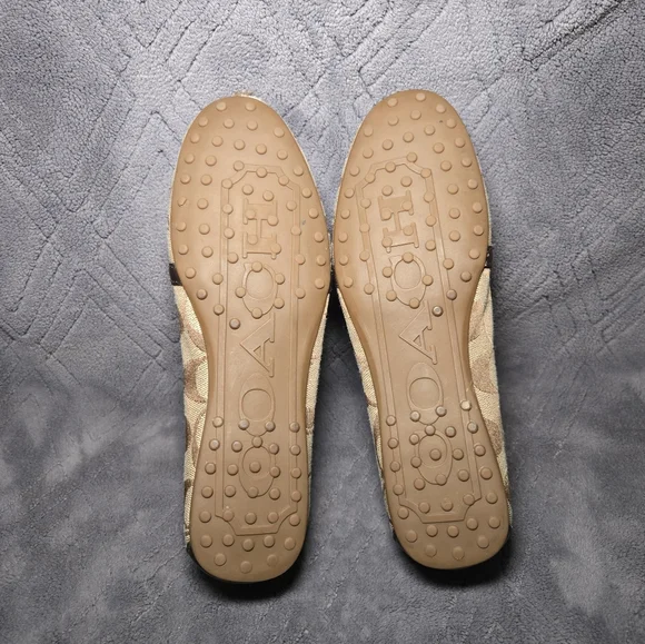 Coach Flynn Signature Patent Loafer Flats Womens Sz 6.5B Slip On Shoes Sneakers. - Picture 7 of 9